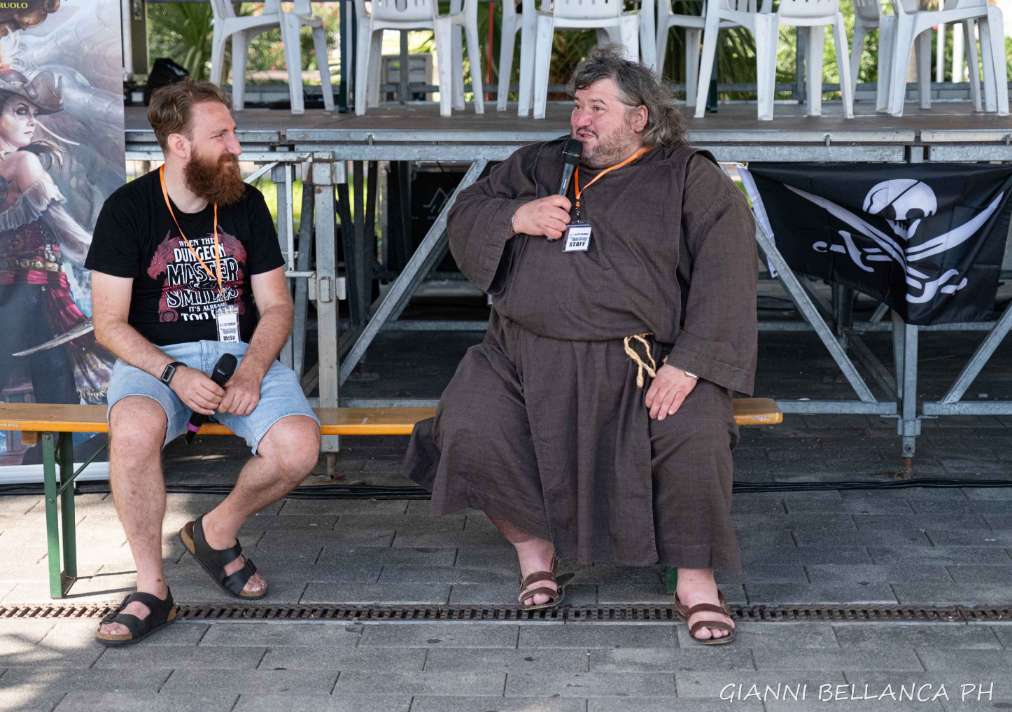 Luca Arrighini dialoga con Mirko Ivaldi